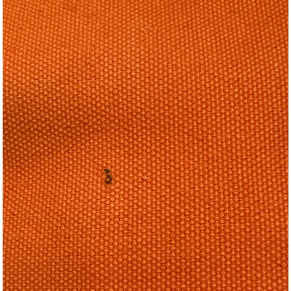 PRADA Orange Canapa Cargo Vitello Trimmed Buckle Flap Crossbody Shoulder Bag - Picture 9 of 9